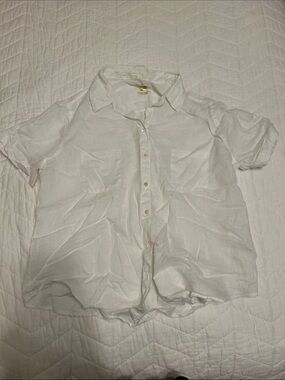 Lilly Pulitzer Short Sleeve Linen Button Down